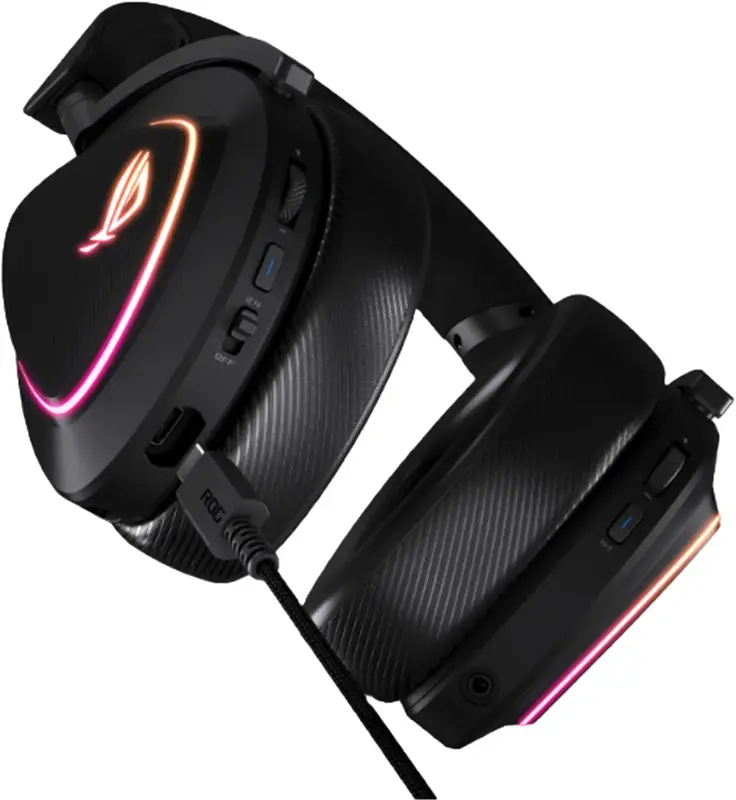 Гарнітура ігрова ASUS ROG Delta II (90YH03W0-BHUA00) - фото - №4
