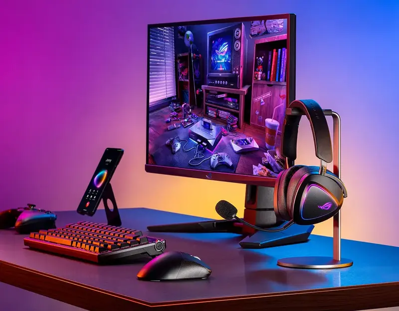 Гарнітура ігрова ASUS ROG Delta II (90YH03W0-BHUA00) - фото - №6