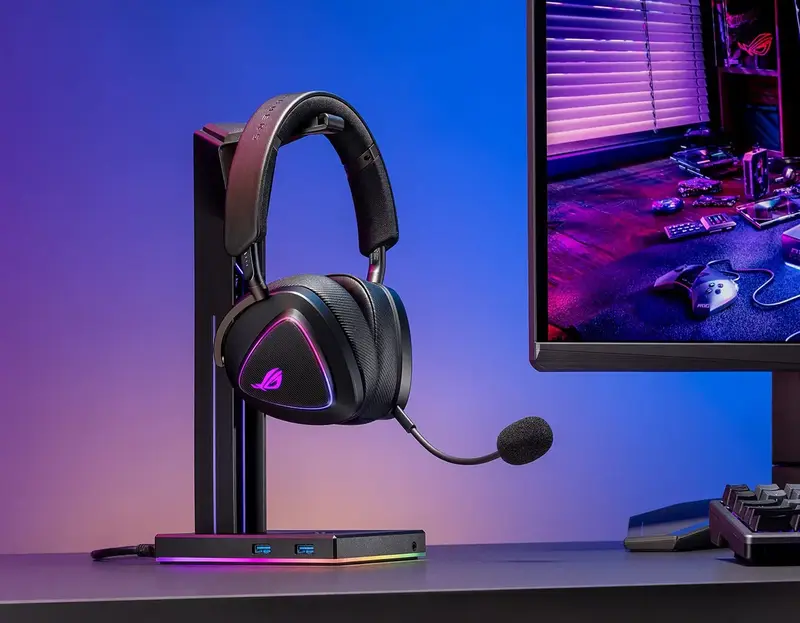 Гарнітура ігрова ASUS ROG Delta II (90YH03W0-BHUA00) - фото - №7