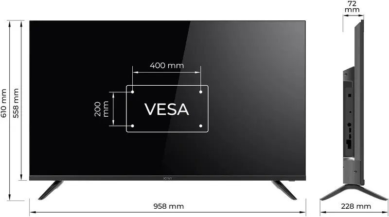Телевизор Kivi 43F730QB фото