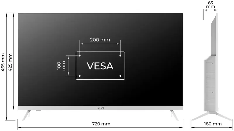 Телевизор Kivi 32H760QW - фото - №7