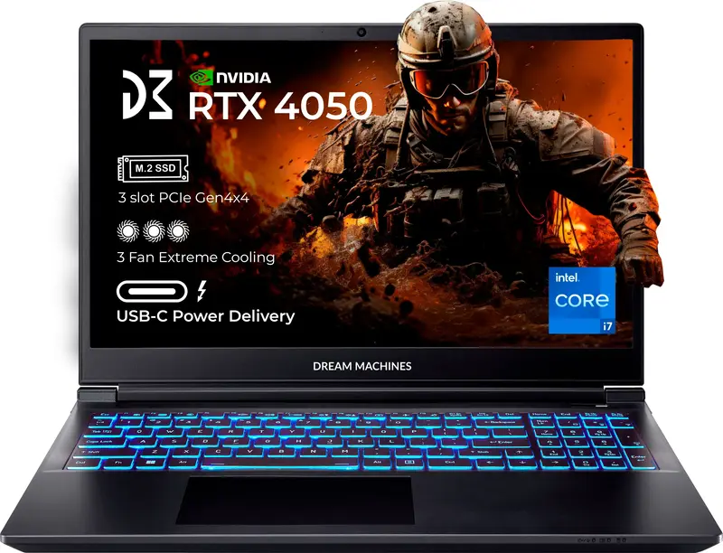 Ноутбук Dream Machines RG4050-15 Black (RG4050-15UA38) фото