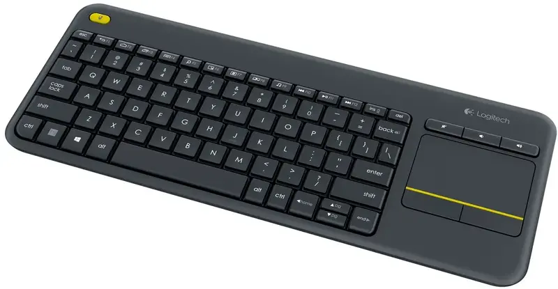 Клавіатура Logitech K400 Touch Plus UA Wireless (Black) 920-007145 фото