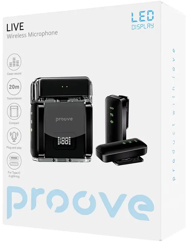 Микрофон петличный Proove Live фото