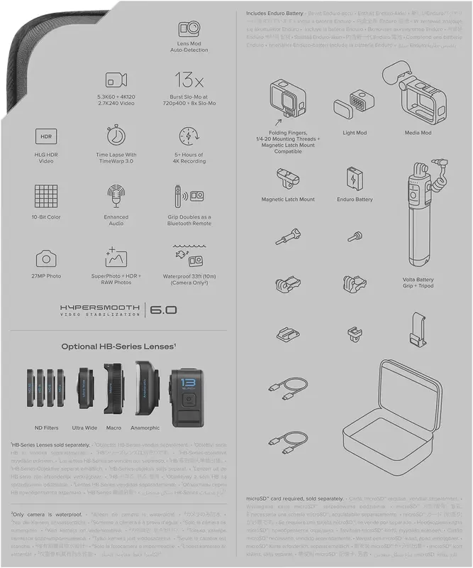 Камера GoPro HERO13 Black Creator Edition (CHDFB-131-EU) фото