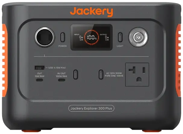 Комплект зарядной станции Jackery Explorer 300 Plus (288 Вт*ч/300 Вт) + солнечная панель 40W фото