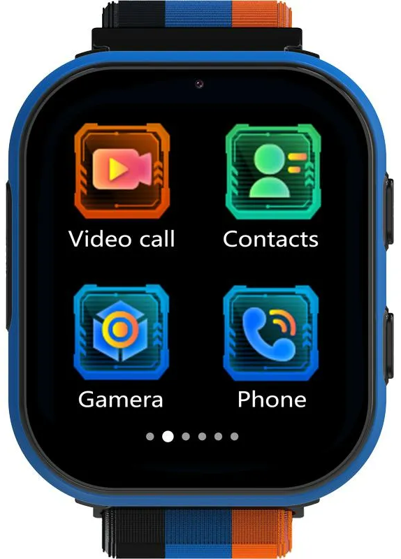 Детские смарт-часы Gelius Pro GP-PK008 (Rainbow) с GPS/4G Black фото