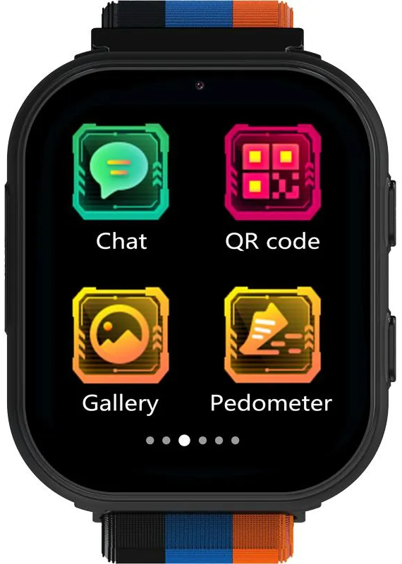 Детские смарт-часы Gelius Pro GP-PK008 (Rainbow) с GPS/4G Black фото