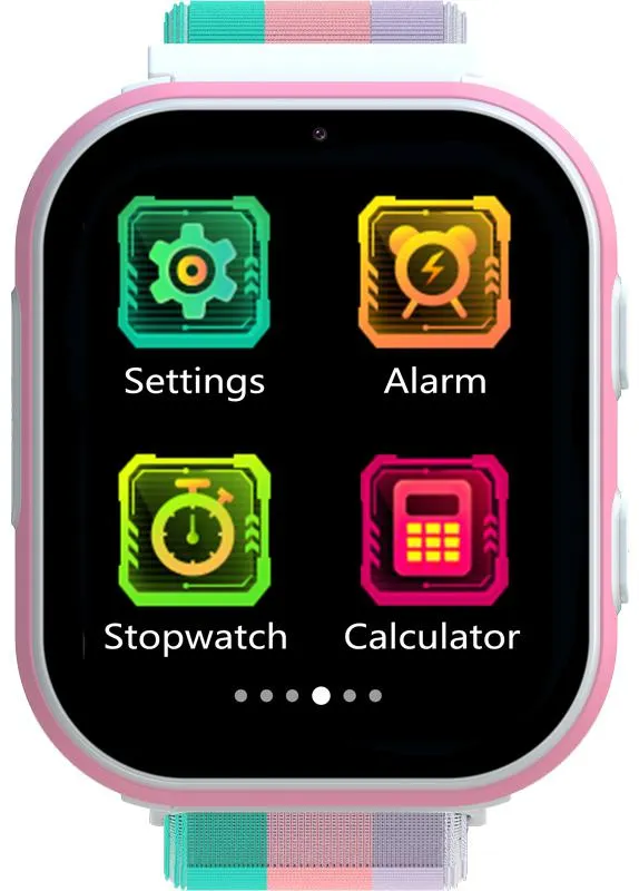 Детские смарт-часы Gelius Pro GP-PK008 (Rainbow) с GPS/4G White фото