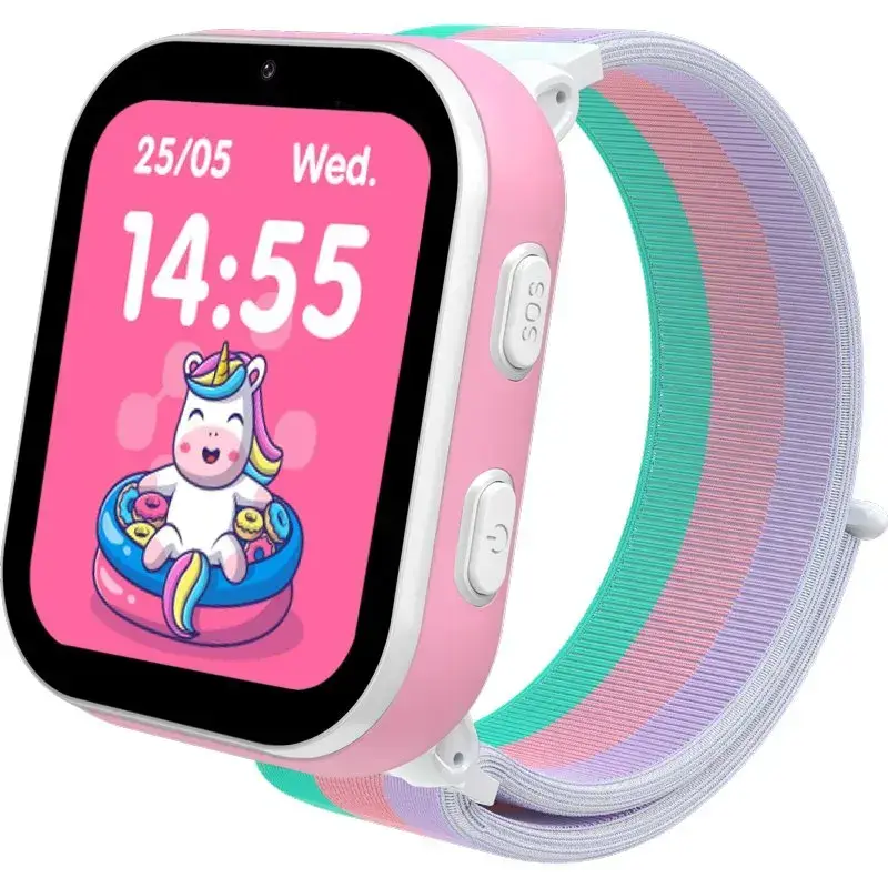 Детские смарт-часы Gelius Pro GP-PK008 (Rainbow) с GPS/4G White фото