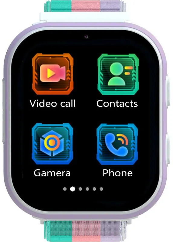 Детские смарт-часы Gelius Pro GP-PK008 (Rainbow) с GPS/4G White фото