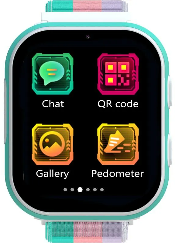 Детские смарт-часы Gelius Pro GP-PK008 (Rainbow) с GPS/4G White фото