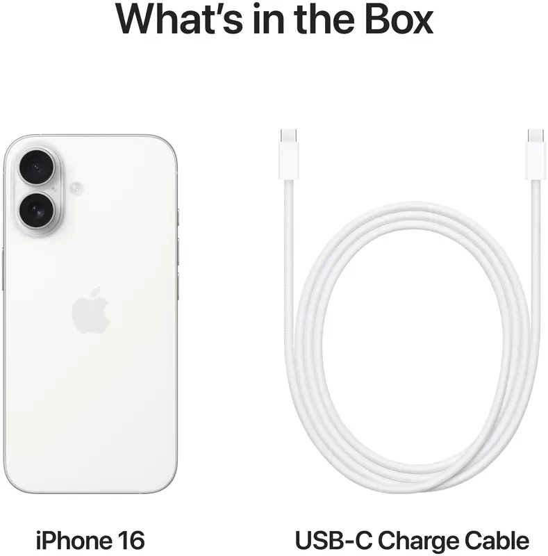 Apple iPhone 16 256GB White (MYEF3) фото