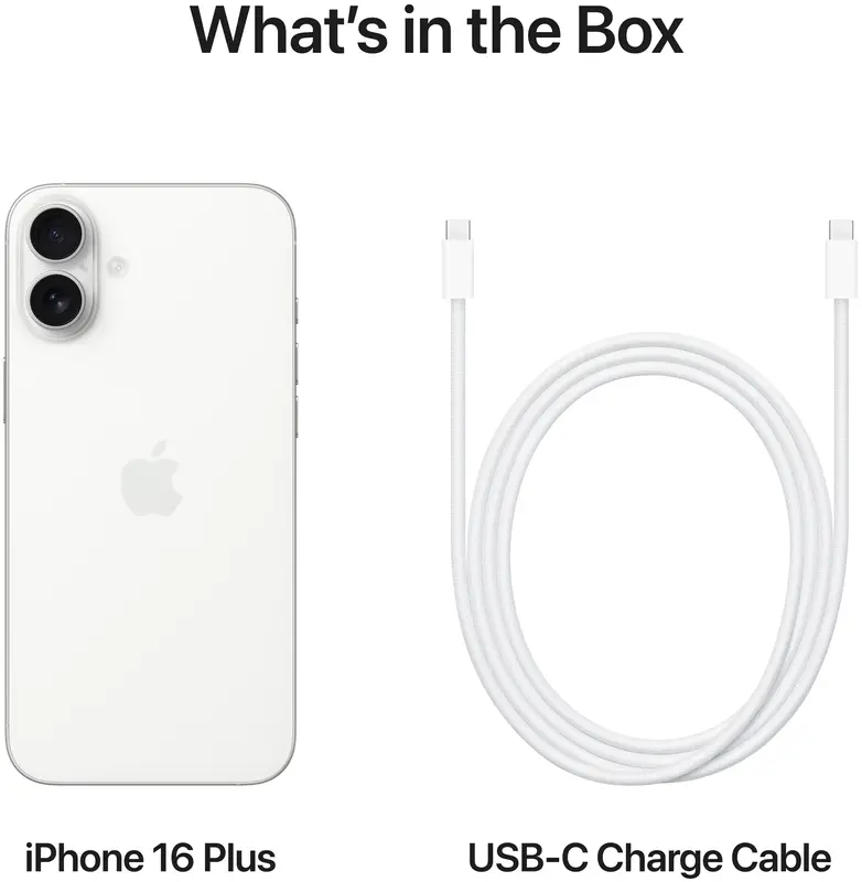 Apple iPhone 16 Plus 512GB White (MY1X3) фото
