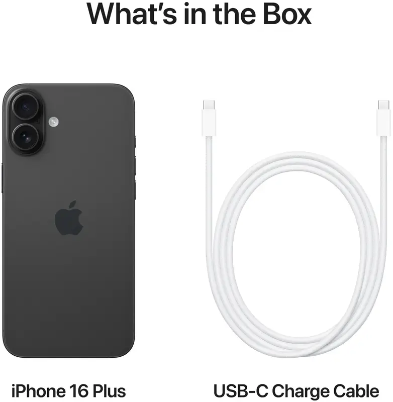 Apple iPhone 16 Plus 128GB Black (MXVU3) фото