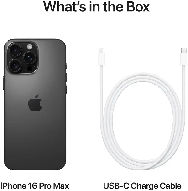 Apple iPhone 16 Pro Max 256GB Black Titanium (MYWV3S) фото