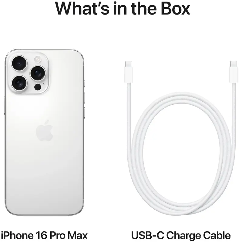 Apple iPhone 16 Pro 128GB White Titanium (MYNE3) фото