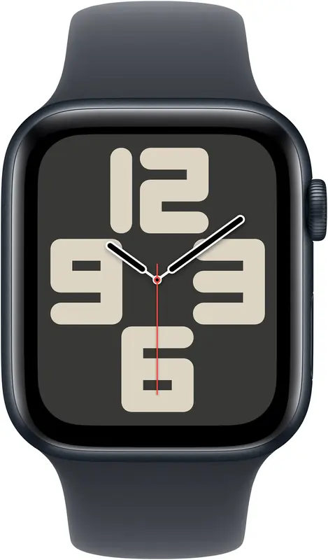 Apple Watch SE 40mm Midnight Aluminium Case with Midnight Sport Band - M/L фото