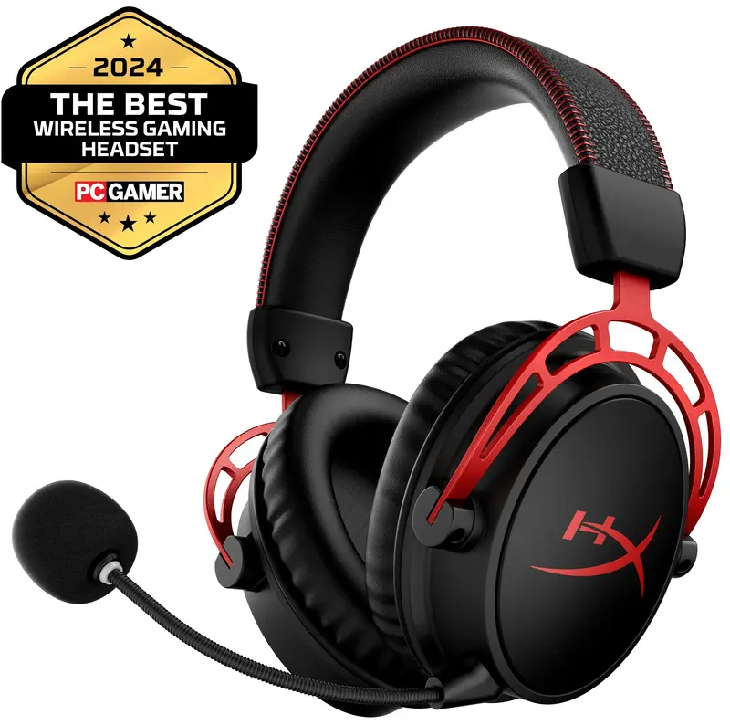Гарнітура ігрова HyperX Alpha Wireless (Black) 4P5D4AA фото