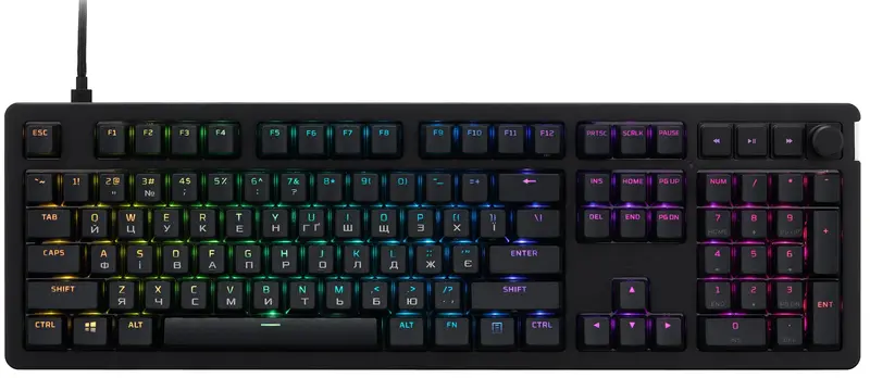 Ігрова клавіатура HyperX Alloy Rise PBT HX Red (7G7A3AA) фото