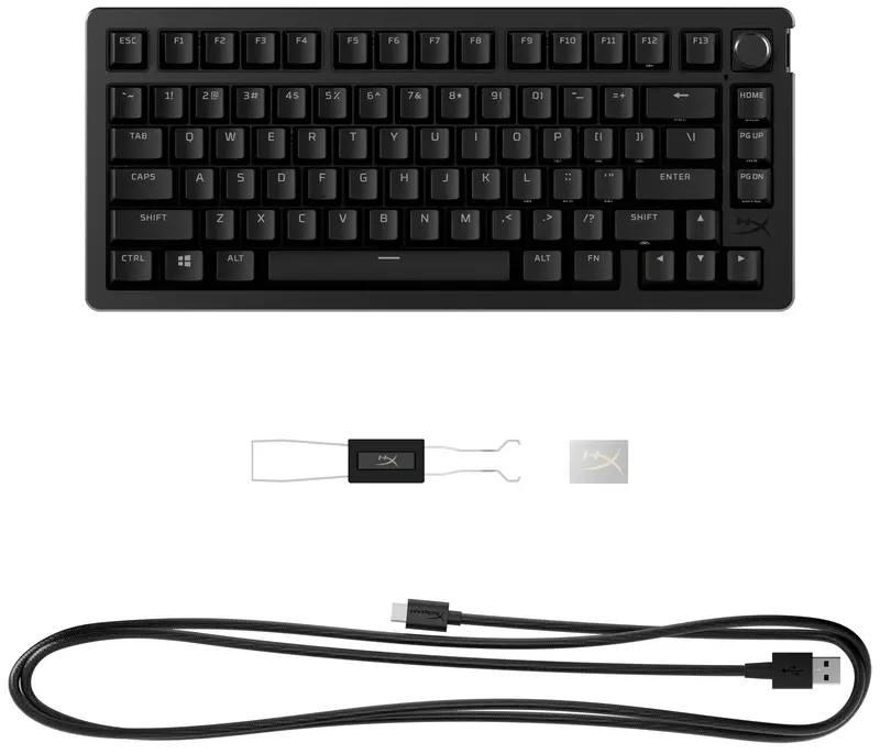 Ігрова клавіатура HyperX Alloy Rise 75 PBT HX Red (7G7A4AA) - фото - №4