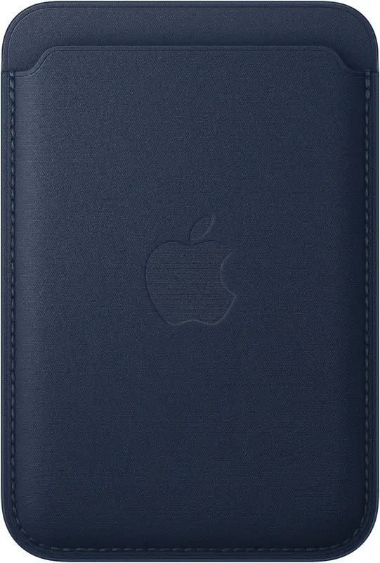 Чехол для iPhone FineWoven Wallet with MagSafe Deep Blue (MA6X4ZM/A) - фото - №0
