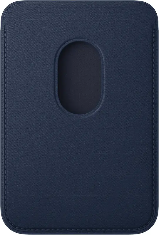 Чехол для iPhone FineWoven Wallet with MagSafe Deep Blue (MA6X4ZM/A) - фото - №1