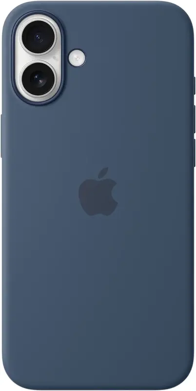 Чохол для iPhone 16 Plus Silicone Case with MagSafe Denim (MYYA3ZM/A) - фото - №0