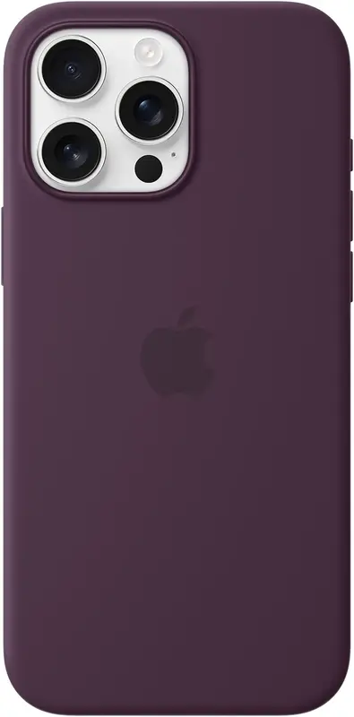 Чехол для iPhone 16 Pro Max Silicone Case with MagSafe Plum (MYYW3ZM/A) фото