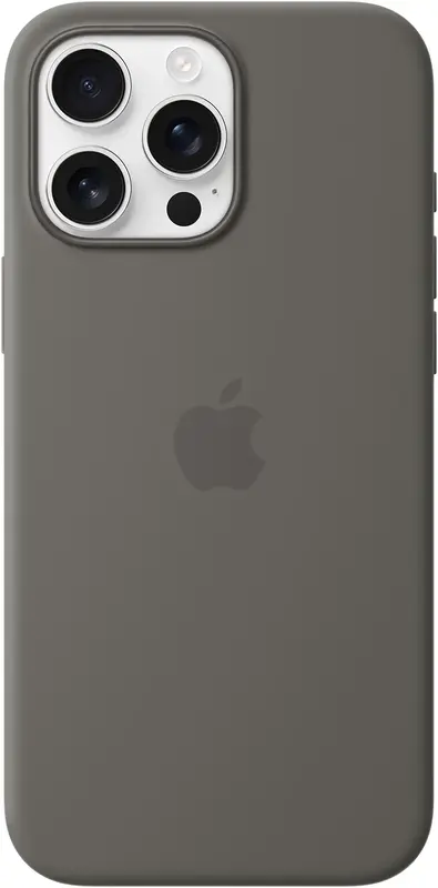 Чехол для iPhone 16 Pro Max Silicone Case with MagSafe Stone Gray (MYYV3ZM/A) фото