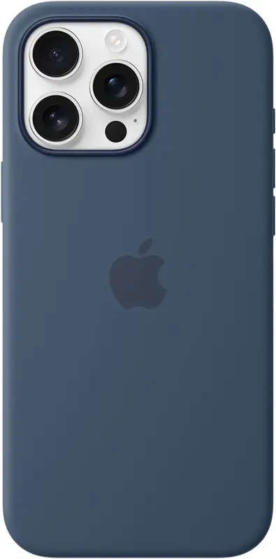 Чехол для iPhone 16 Pro Max Silicone Case with MagSafe Denim (MYYU3ZM/A) фото