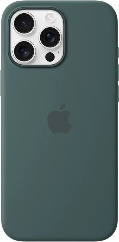 Чехол для iPhone 16 Pro Max Silicone Case with MagSafe Lake Green (MA7V4ZM/A) фото
