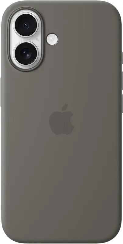Чехол для iPhone 16 Silicone Case with MagSafe Stone Gray (MYY33ZM/A) фото