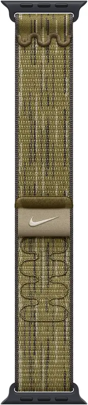 Ремешок для часов Apple Watch 40/41/42mm Green/Grey Nike Sport Loop - фото - №1