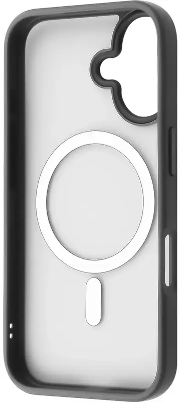 Чохол для iPhone 16 WAVE Matte Insane Case with Magnetic Ring (gray) - фото - №1