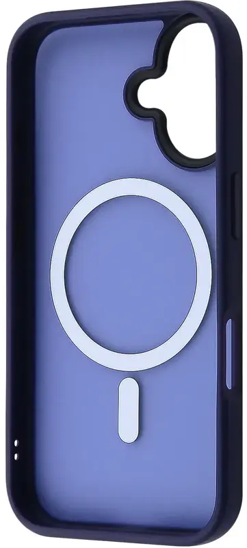 Чохол для iPhone 16 WAVE Matte Insane Case with Magnetic Ring (midnight blue) фото
