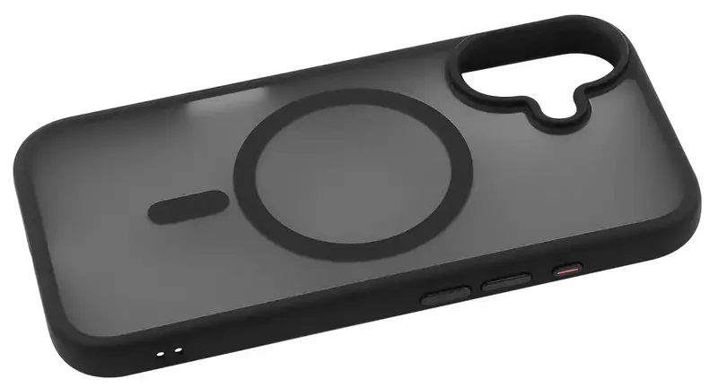 Чохол для iPhone 16 Plus WAVE Matte Insane Case with Magnetic Ring (black) - фото - №2