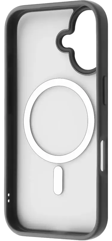 Чохол для iPhone 16 Plus WAVE Matte Insane Case with Magnetic Ring (gray) - фото - №1