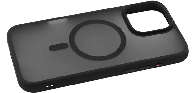 Чохол для iPhone 16 Pro WAVE Matte Insane Case with Magnetic Ring (black) - фото - №2