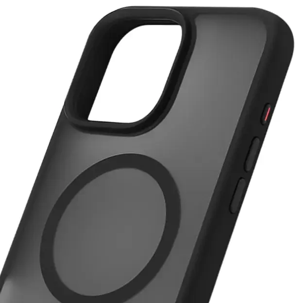 Чохол для iPhone 16 Pro WAVE Matte Insane Case with Magnetic Ring (black) - фото - №3