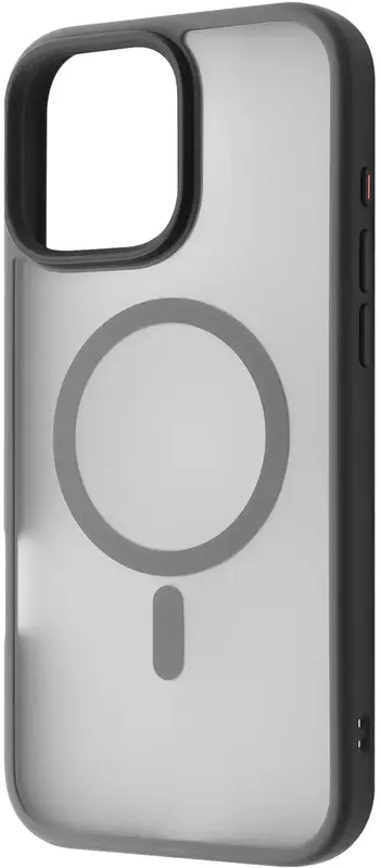 Чохол для iPhone 16 Pro WAVE Matte Insane Case with Magnetic Ring (gray) - фото - №0