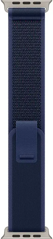 Ремінець для годинника Apple Watch 49/46/45/44mm Blue Trail Loop - M/L - Natural Titanium Finish (MXTW3ZM/A) - фото - №0