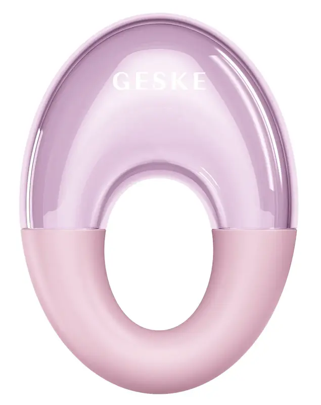 Масажер для очей Geske Cool & Warm Eye Massager 7 в 1 Рожевий - фото - №2