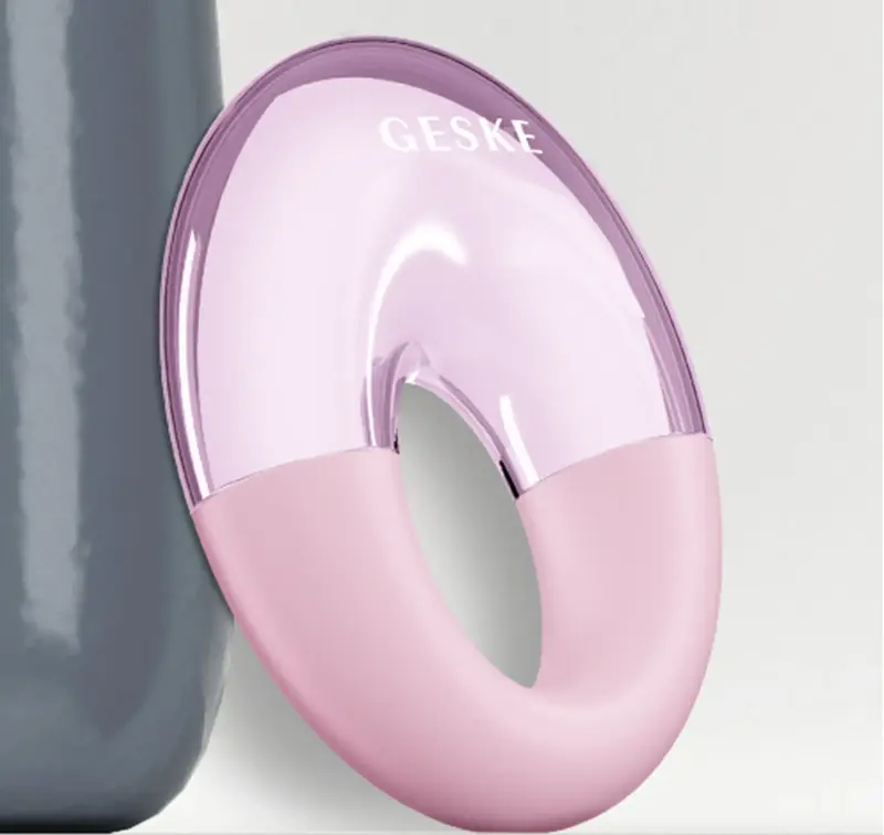 Масажер для очей Geske Cool & Warm Eye Massager 7 в 1 Рожевий - фото - №3