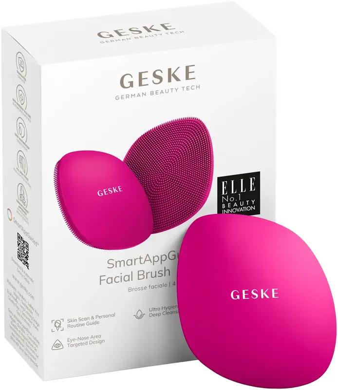 Щітка для обличчя Geske Facial Brush 4 в 1 Purple - фото - №6