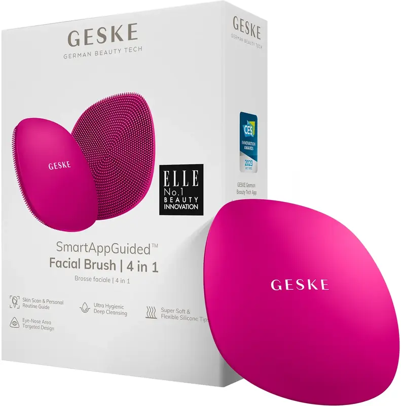 Щітка для обличчя Geske Facial Brush 4 в 1 Purple - фото - №0