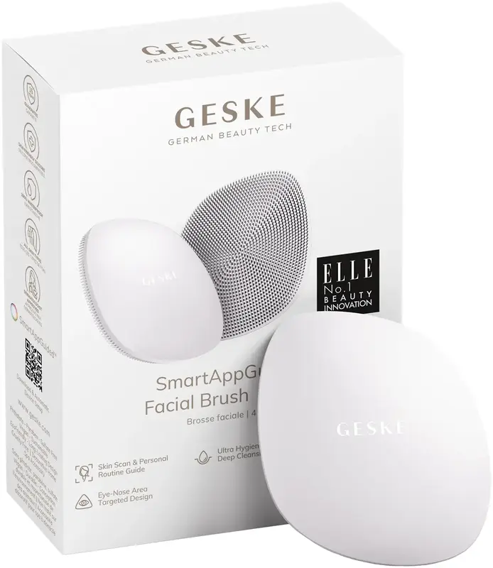 Щітка для обличчя Geske Facial Brush 4 в 1 пудровий - фото - №6