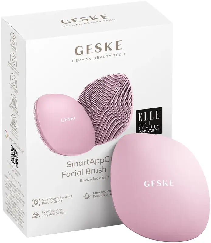 Щітка для обличчя Geske Facial Brush 4 в 1 рожевий - фото - №6