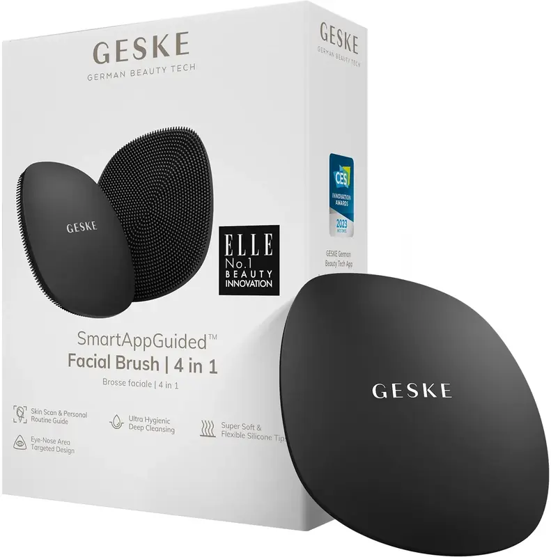 Щітка для обличчя Geske Facial Brush 4 в 1 сірий - фото - №0