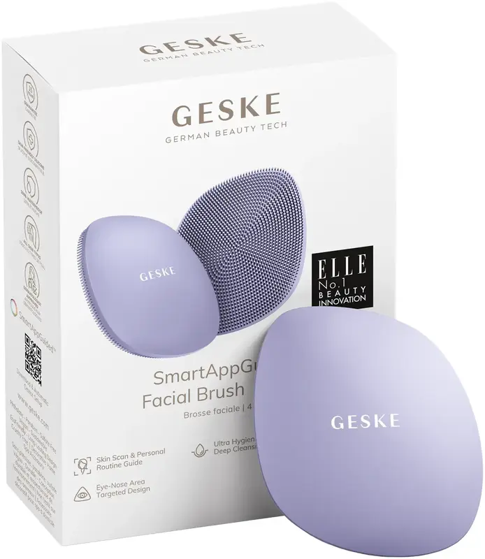 Щітка для обличчя Geske Facial Brush 4 в 1 фіолетовий - фото - №6